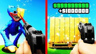 Every HUGGY I SHOOT Becomes MONEY GTA 5