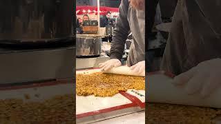 Satisfying nut brittle being made at Food & Forest Borough Market London #london #satisfying #food