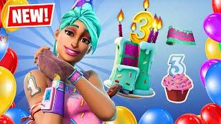 New FORTNITE 3RD BIRTHDAY Items Fortnite Season 4