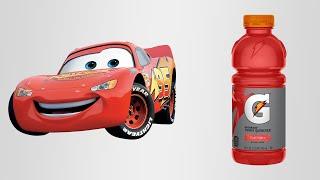 Cars And Their Favorite DRINKS and Other Favorites  McQueen Mater francesco