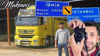 İzmir - İstanbul Seferi   Mercedes Axor 3240 Kamyon  Makineci   Mustafa Şahin İle Birlikte