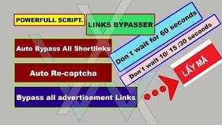 How to Bypass all Shortlinks with Re Captcha  Shortlinks Script  ByPass Short URL