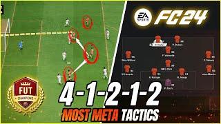 Best Post Patch 41212 Custom tactics in Elite Division and Fut Champs FC 24 Ultimate Team #fc24