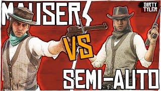 Mauser vs Semi Auto Comparison Red Dead Online RDR2