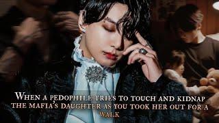 When someone tries to touch and kidnap the mafias daughter as you took her out for a walk - oneshot