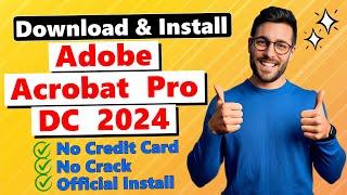 How to Download and Install Adobe Acrobat Pro DC in 2024 Full Version Trial without Credit Card