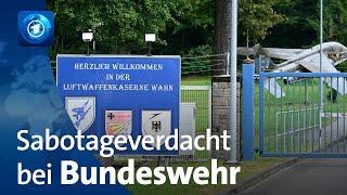 Sabotageverdacht an Bundeswehr-Standorten