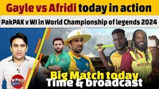 Pakistan vs West Indies today match in World Championship of Legends 2024