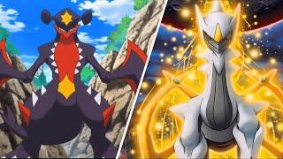 Mega Garchomp Vs Arceus  Pseudo Legendary Vs MYTHICAL  Pokemon Battle