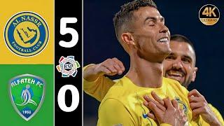 Al Nassr vs Al Fateh 5-0  Ronaldo Hattrick Saudi Pro League Highlights & Goal • Al Nassr Last Nig