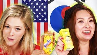 Americans & Koreans Swap Drinks