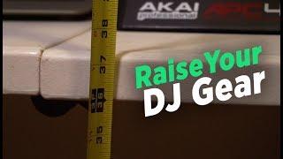 How To Raise Up Folding Tables To DJ Height