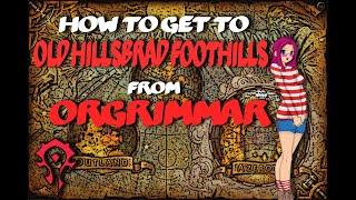 How To Get To Old Hillsbrad Foothills Instance Location In WoW - World of Warcraft