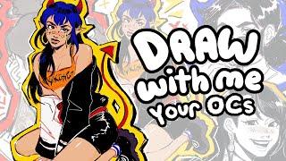  drawing YOUR characters with the XPPen Artist Pro 14 Gen 2  draw with me GIVEAWAY