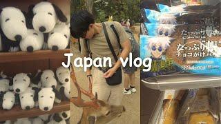 japan travel vlog exploring osaka and nara universal studio convenience store deer park