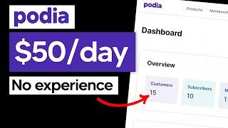 How To Make Money With Podia For Beginners 2023 Without Skills - Podia Tutorial