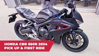 Honda CBR 650R 2024 - Pick Up & First Ride  4K POV  Plovdiv Bulgaria