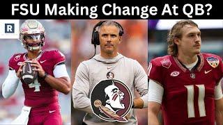 Mike Norvell and Florida State Making A Change At QB  DJU Benched?  FSU Football News