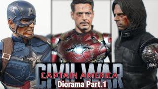 Hot Toys Civil War Captain America Diorama Part.1 핫토이 시빌워 캡틴아메리카 디오라마 1부