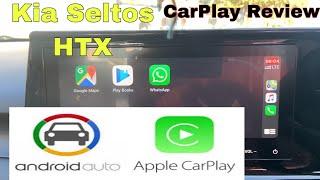 Kia Seltos HTX Apple CarPlay and Android Auto