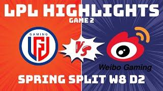 LGD vs WBG Highlights GAME 2 LPL Spring 2024 LGD Gaming vs Weibo Gaming