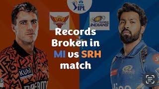 Records Broken MI vs SRH match