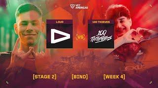 LOUD vs 100 Thieves - VCT Americas Stage 2 - W4D3 - Map 2