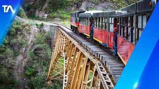 El tren abandonado locomotoras descuidadas y llenas de polvo -Teleamazonas