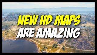 ► NEW HD MAPS ARE AMAZING + Montage - World of Tanks Sandbox HD Graphics Review