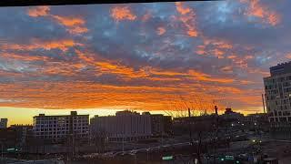 Time Lapse Clouds At Sunset