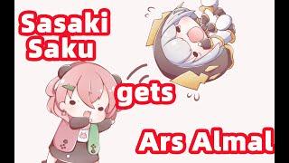 ENG SUB Sasaki Saku get Ars Almal without salary NIJISANJI Vtuber 笹木咲