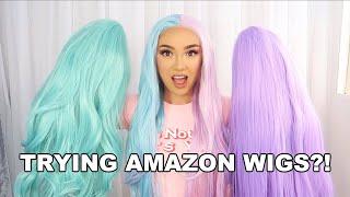 Testing CHEAP Amazon Wigs  I’m Kinda SHOOK