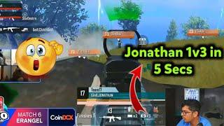 Jonathan 1v3 in 5 Secs  Jonathan lose 1v1  Mortal Shocked