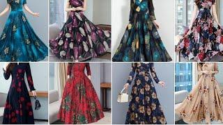 printed 40+ long frock collection long frock design collection long frock for summer images
