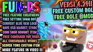 FREE CUSTOM FREE ROLE MOD   GROWTOPIA PRIVATE SERVER 2023