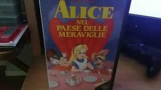 Alice nel paese delle meraviglie per iniziare la vhs Disney come insegna il trucco