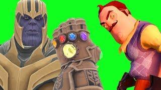 Can Thanos INFINITY GAUNTLET Kill THE NEIGHBOR from Hello Neighbor in Gmod?