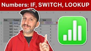 How To Convert Words and Names To Values in Numbers With IF SWITCH and LOOKUP