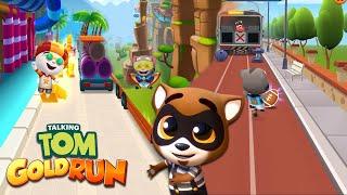 Talking Tom Gold Run Sports Adventure - Football Tom & Skater Angelas Epic Boss Fights Full Screen