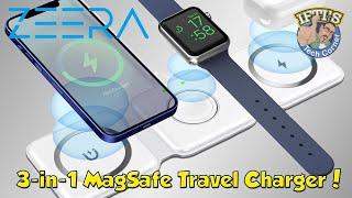 Best MagSafe Travel Charger? - Zeera MegFold 3-in-1 Foldable Travel Charger  REVIEW