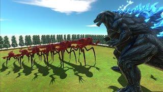 Which Level Of Titanus Red Monsters Can Defeat Godzilla Earth - Animal Revolt Battle Simulator