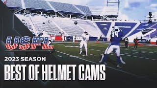 USFLs Best Helmet Cam moments from the 2023 season  USFL