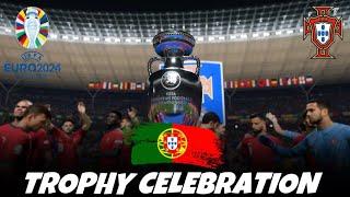 EURO 24 TROPHY CELEBRATION WITH PORTUGAL IN EAFC 24