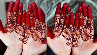 New Bharwa Mehndi Design for Front Hand 2021Latest Bharwa Mehndi DesignBharwa Mehndi for Eid 2021