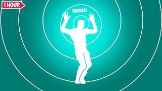 Fortnite SHOUT Dance 1 Hour Version Otis Day and the Knights - Shout You Make me Wanna