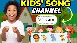 How to Make Kids Songs YouTube Channel  100% original Songs  Kids Songs  Baby Songs