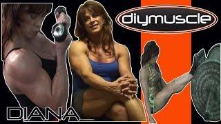 ICONIC female bodybuilder DIANA DENNIS in the gym WORKOUT and INTERVIEW