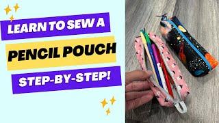 DIY Slimline Pencil Pouch Sewing Tutorial