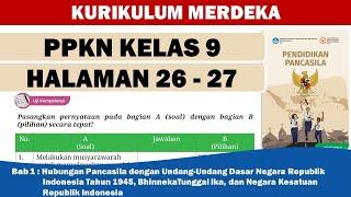 PPKN KELAS 9 HALAMAN 26-27 KURIKULUM MERDEKA