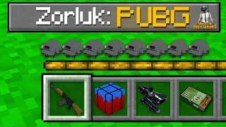 PUBG ZORLUK SEVİYESİ ️🪂 - Minecraft